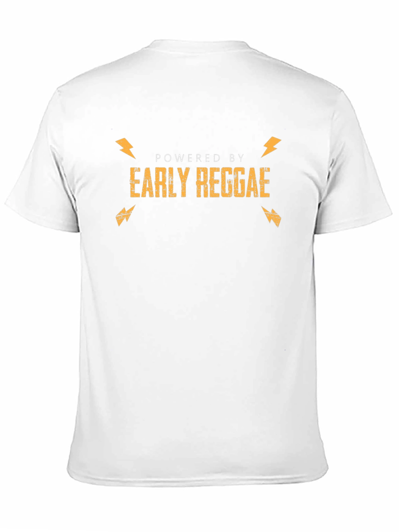 Powered By Early Reggae Black Graphic Tee