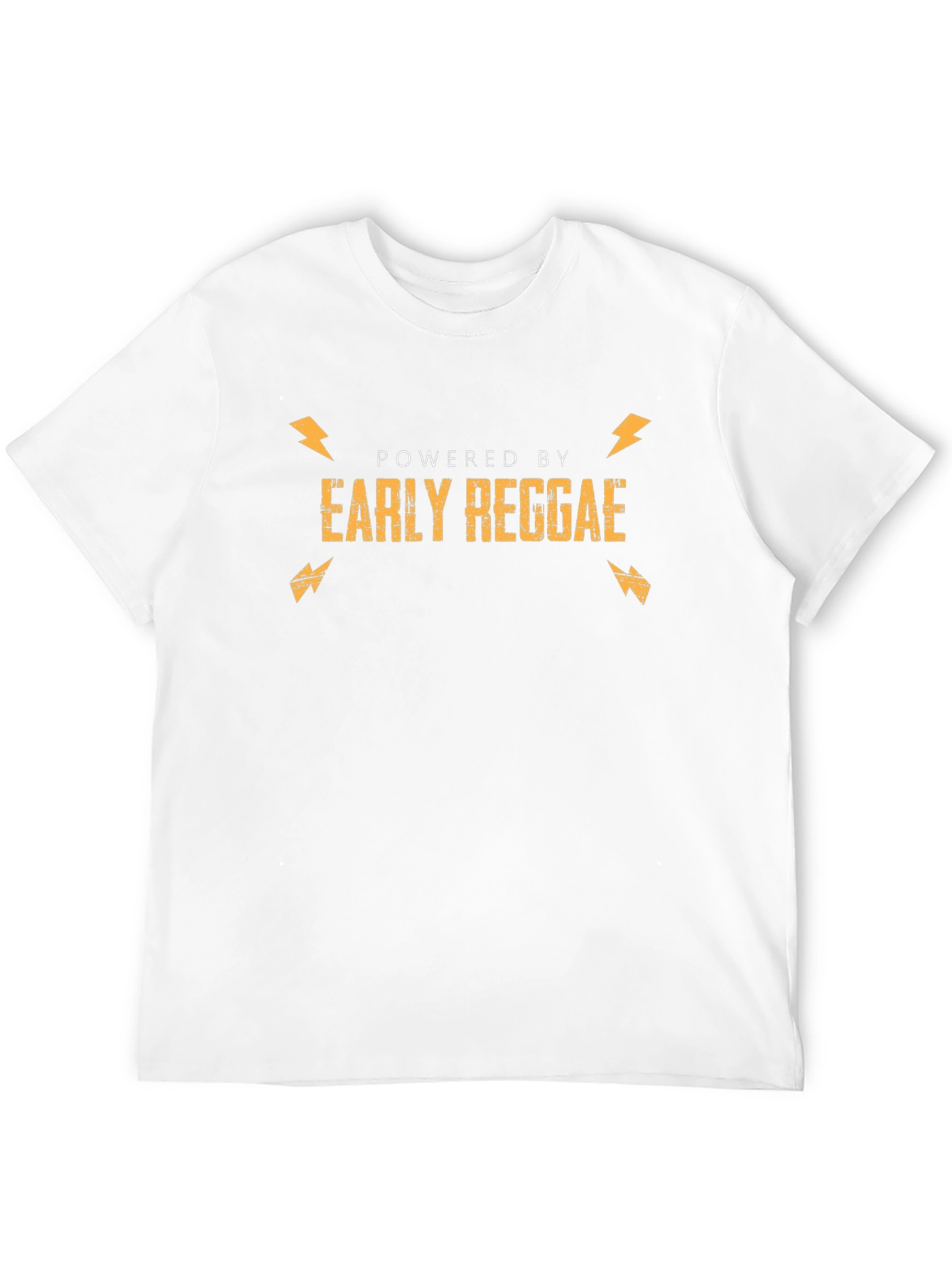 Powered By Early Reggae Black Graphic Tee