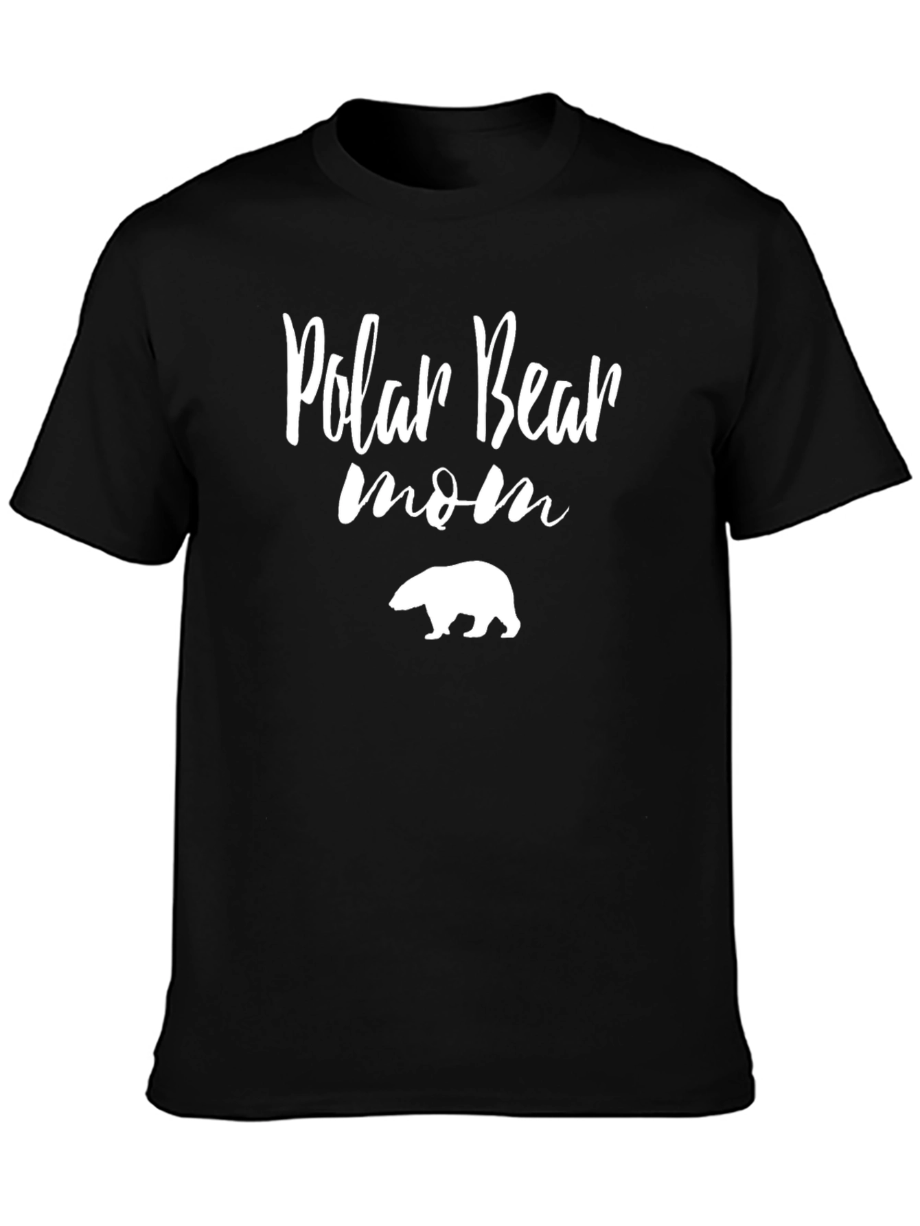 Polar Bear Mom T-Shirt - Cute Animal Lover Tee