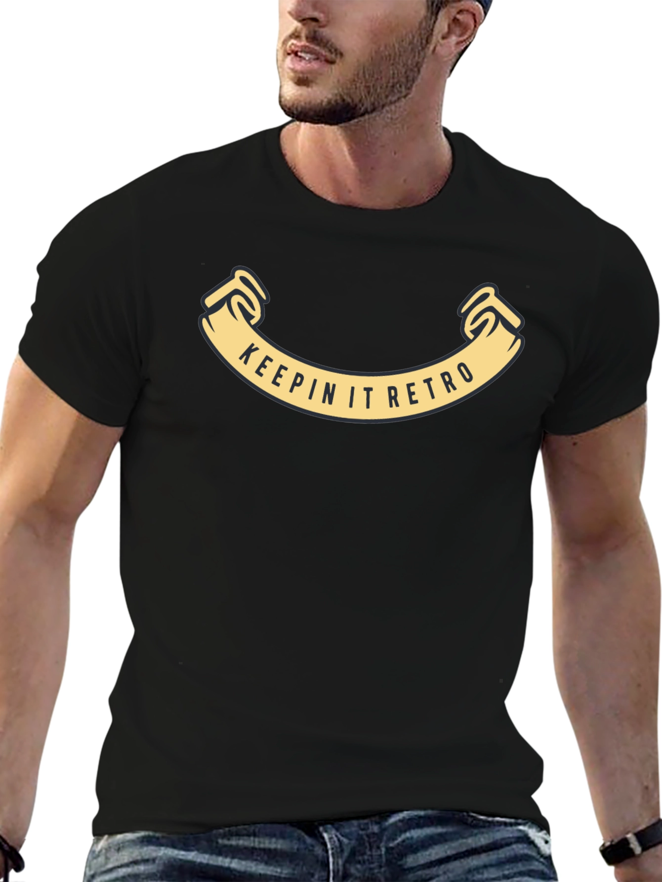 Keepin It Retro Black T-Shirt
