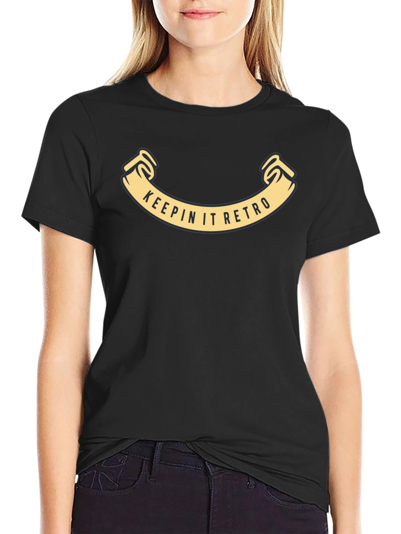Keepin It Retro Black T-Shirt