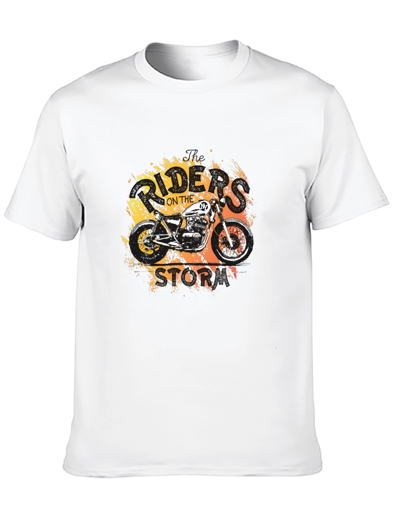 Riders on the Storm Motorcycle Graphic T-Shirt