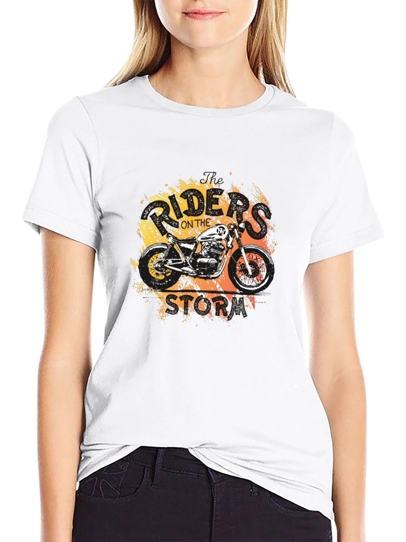 Riders on the Storm Motorcycle Graphic T-Shirt