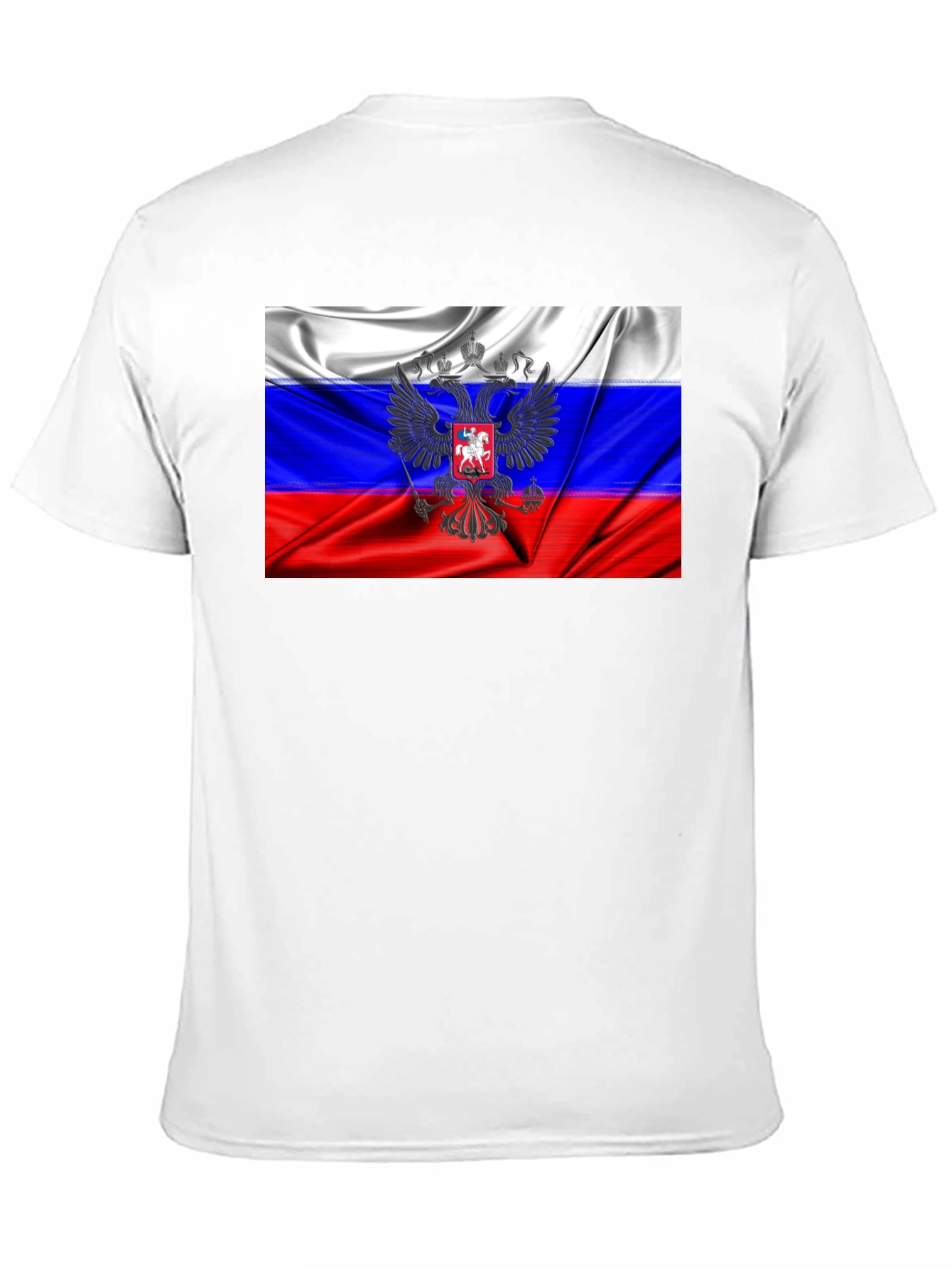 Russian Flag Eagle Graphic T-Shirt