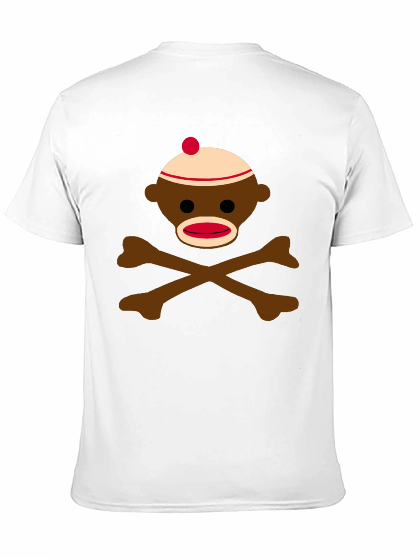 Sock Monkey Skull & Crossbones Graphic Tee