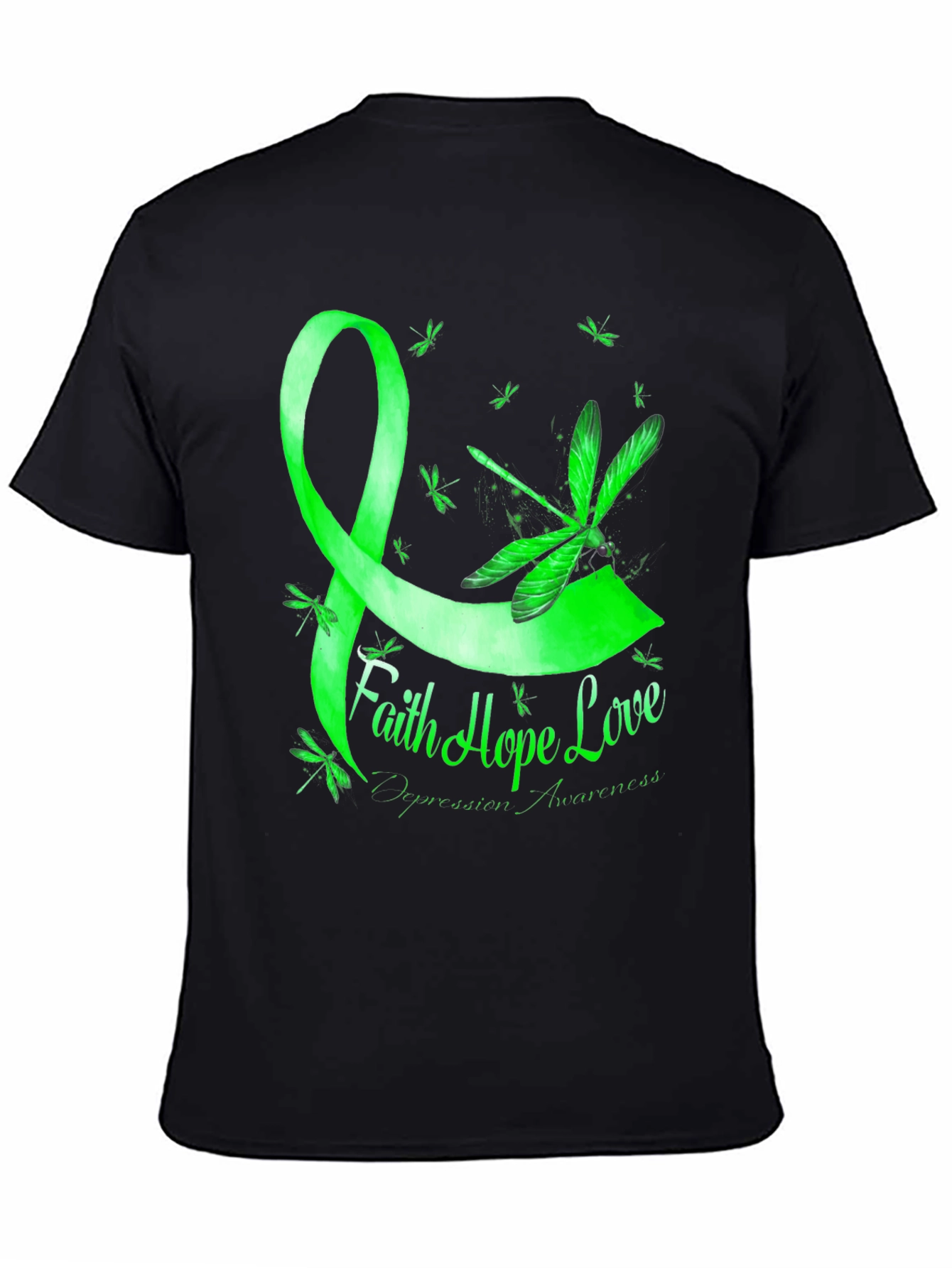 Faith Hope Love Depression Awareness T-Shirt