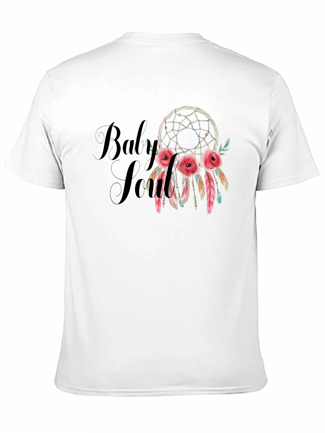 Dream Catcher Roses Black T-Shirt
