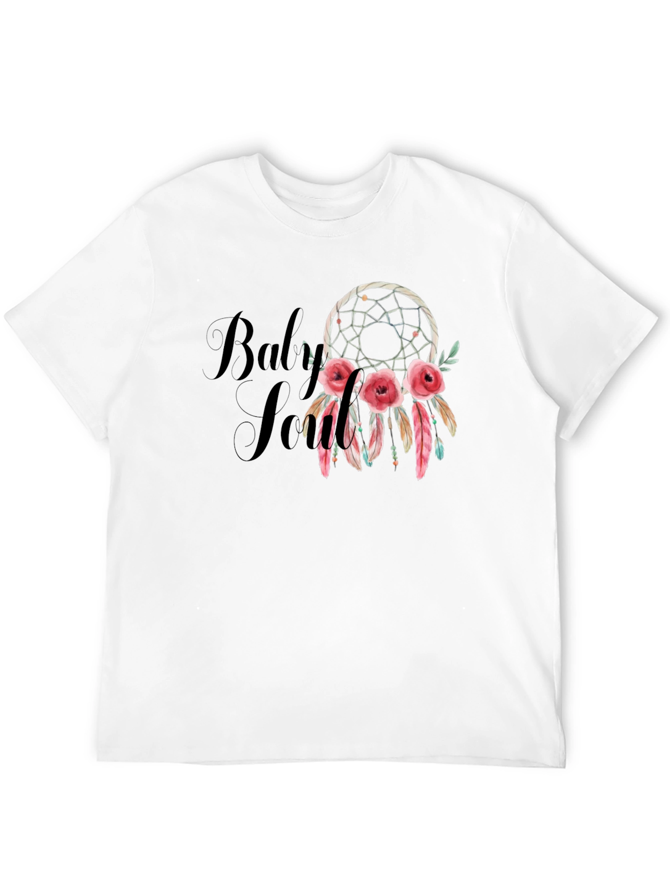 Dream Catcher Roses Black T-Shirt