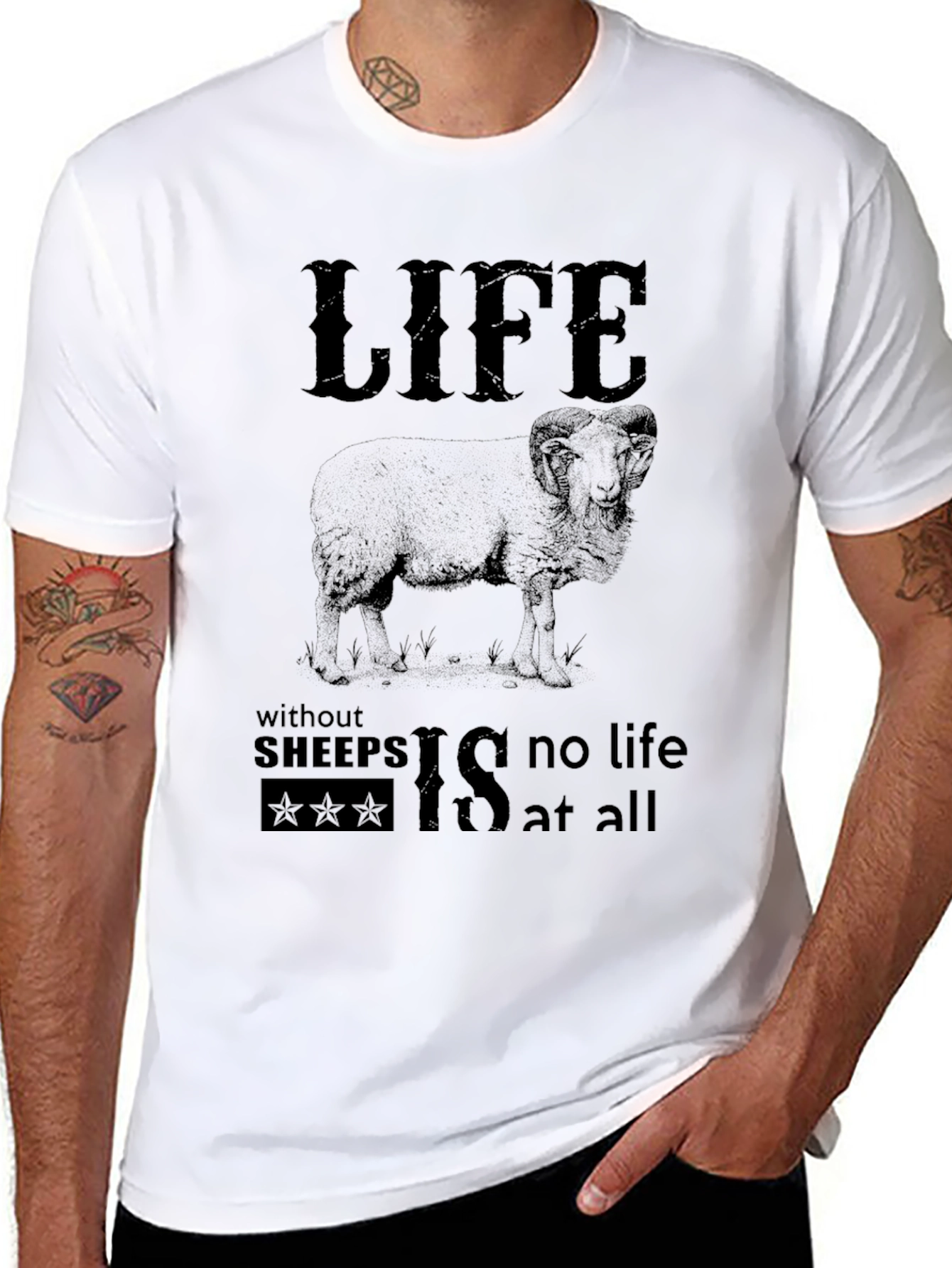 Sheep Life T-Shirt - Unique Graphic Tee