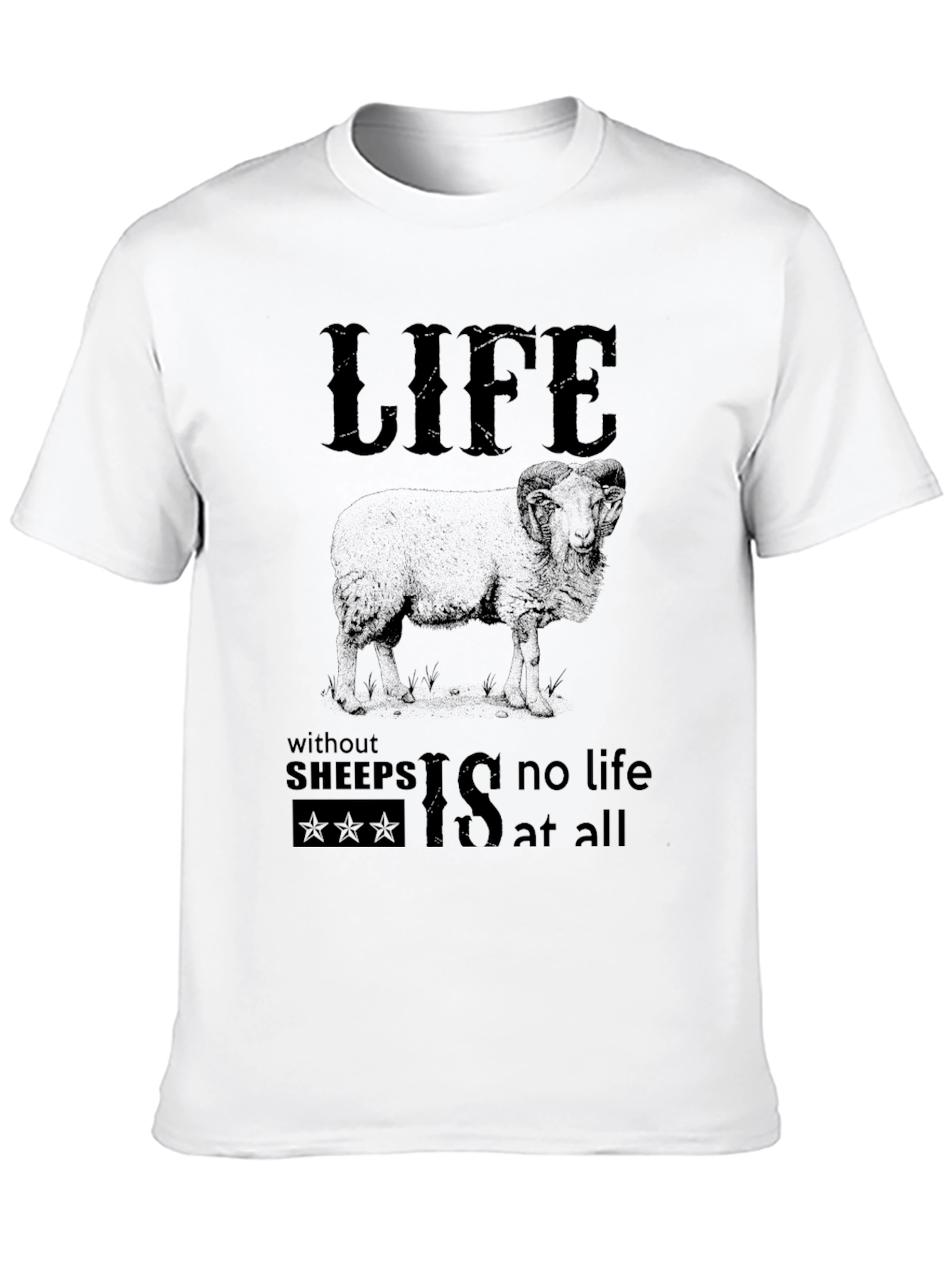Sheep Life T-Shirt - Unique Graphic Tee