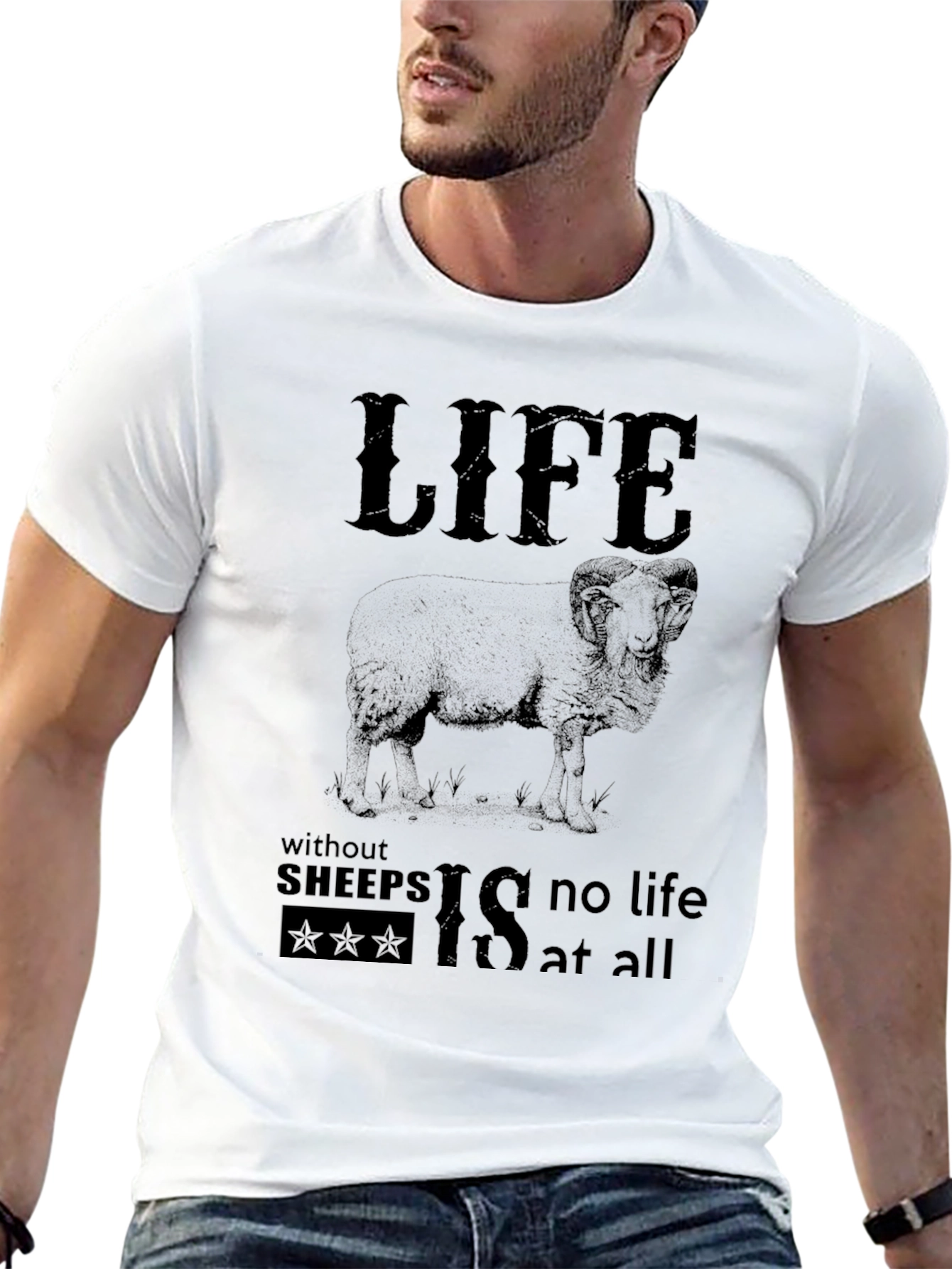 Sheep Life T-Shirt - Unique Graphic Tee