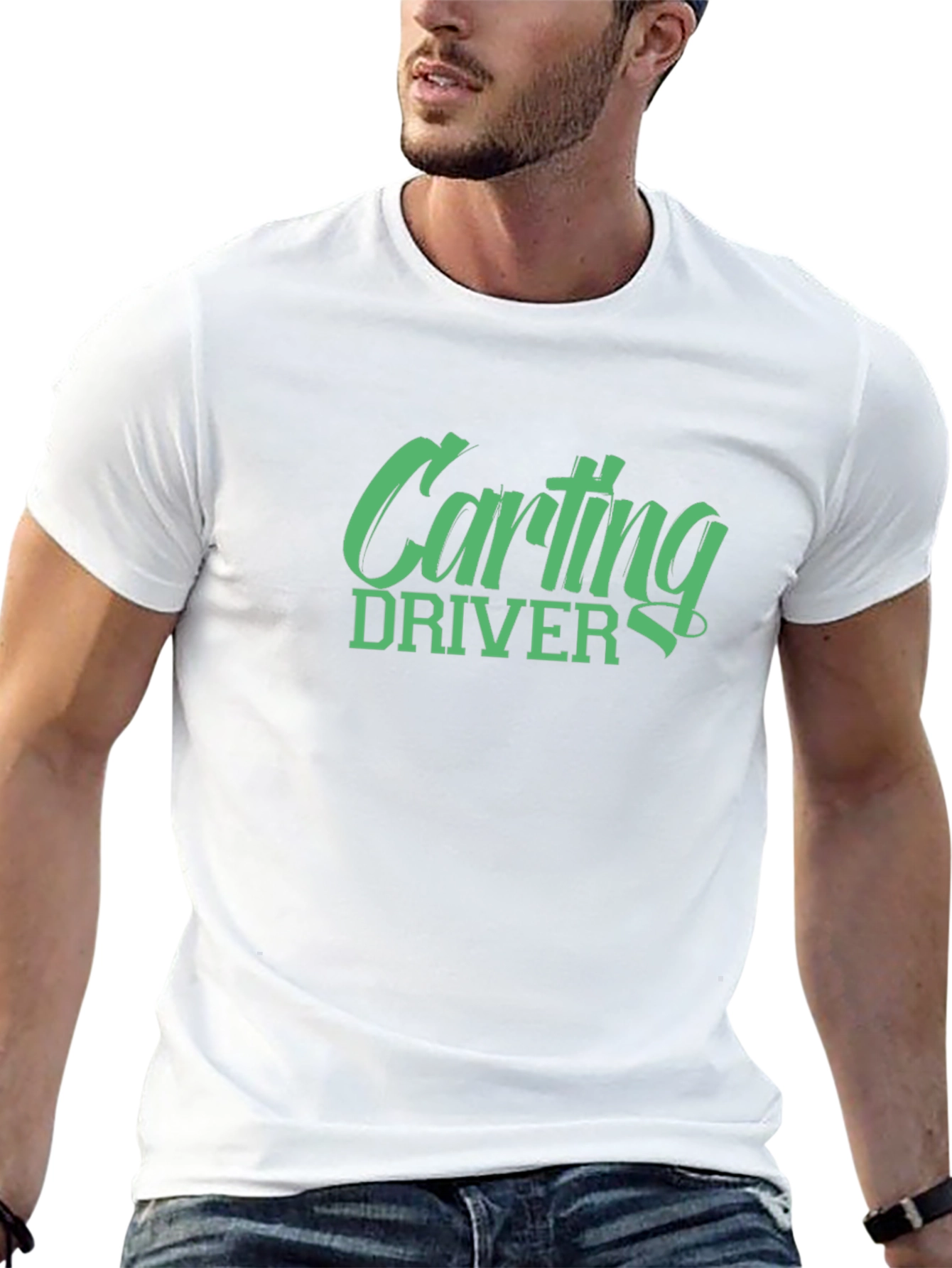 Carting Driver Black T-Shirt