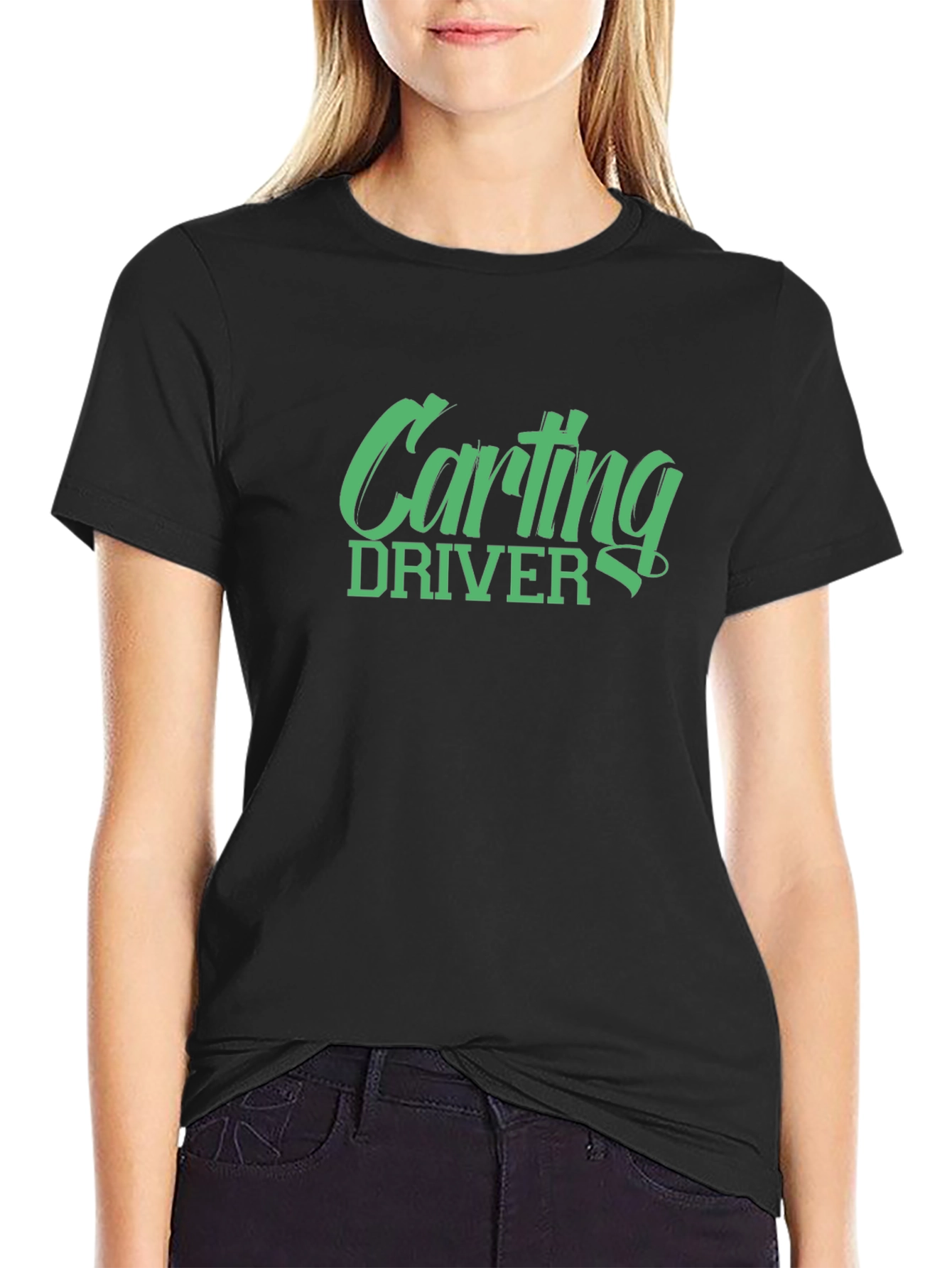 Carting Driver Black T-Shirt