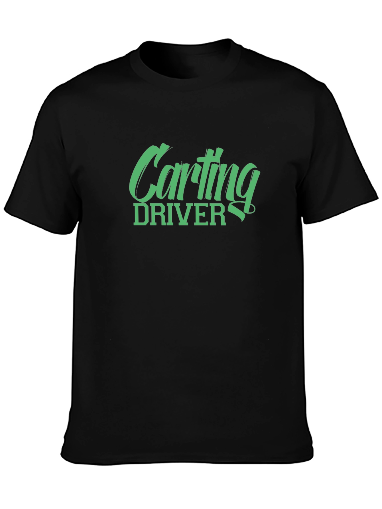 Carting Driver Black T-Shirt