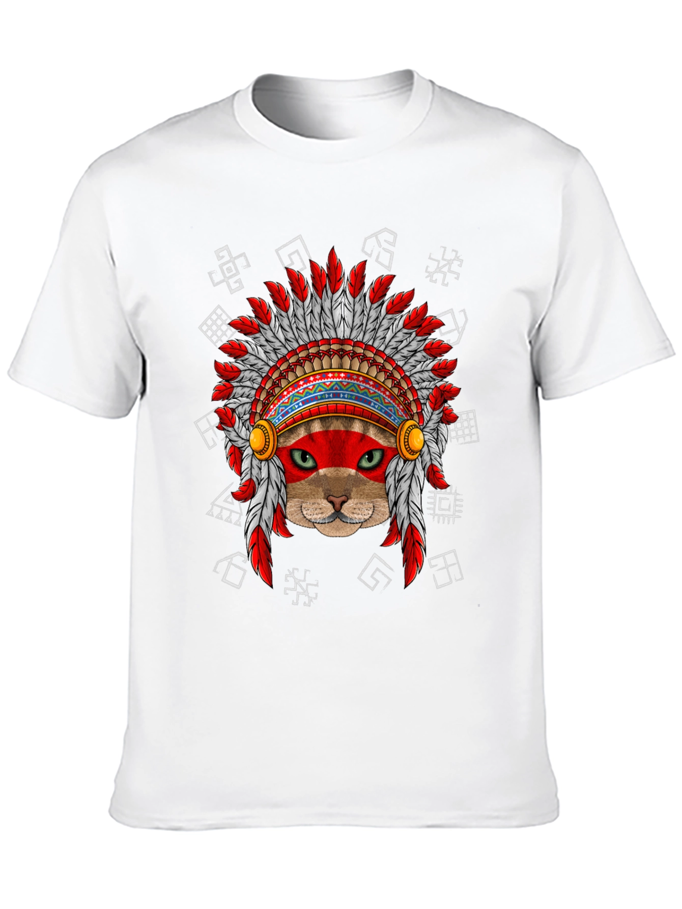 Native American Cat T-Shirt