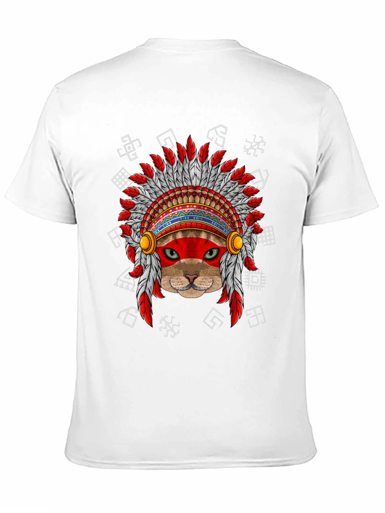 Native American Cat T-Shirt