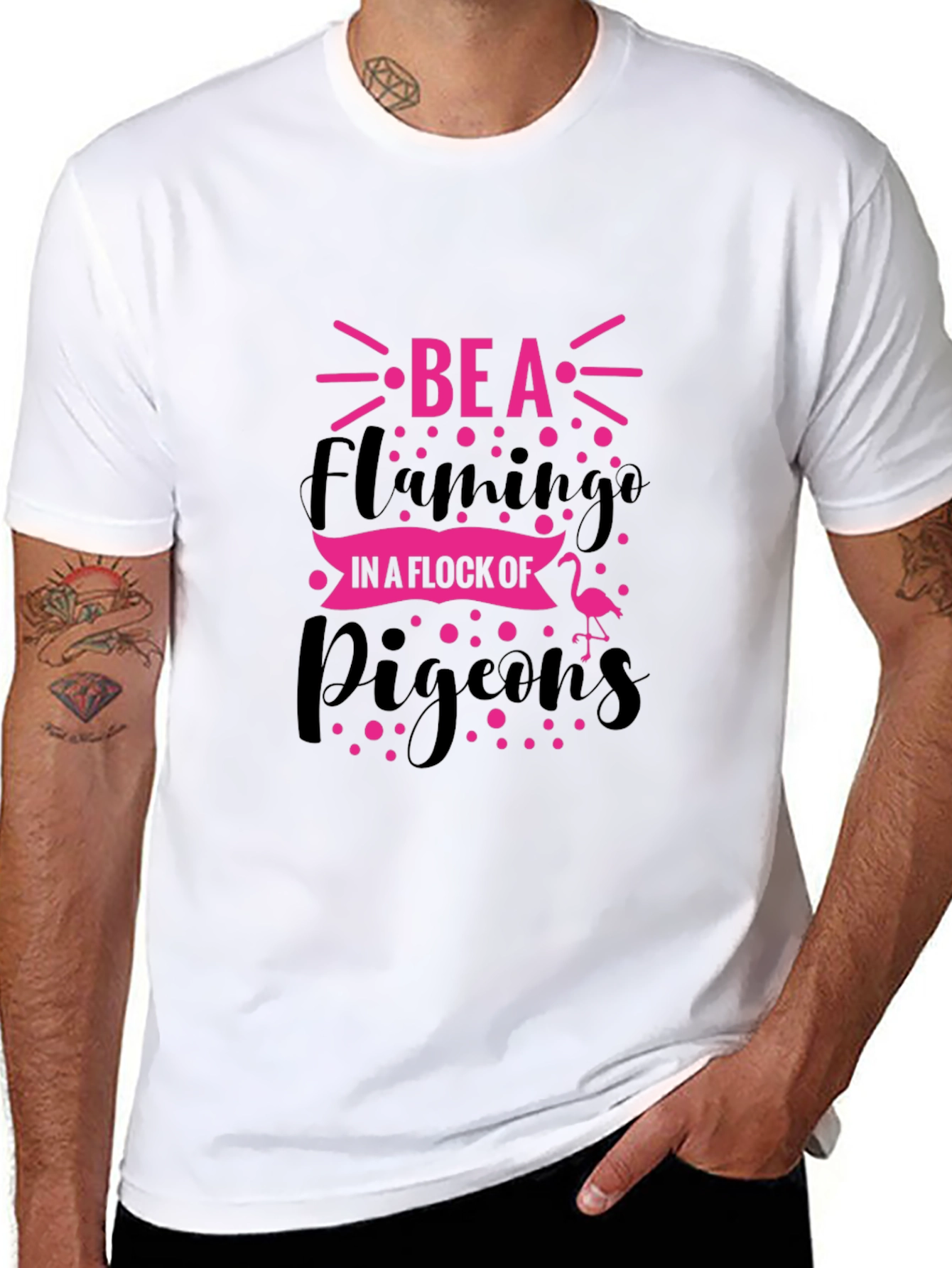 Be a Flamingo T-Shirt: Unique Graphic Tee
