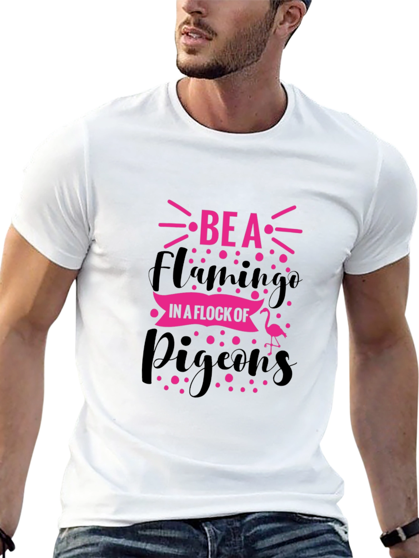 Be a Flamingo T-Shirt: Unique Graphic Tee