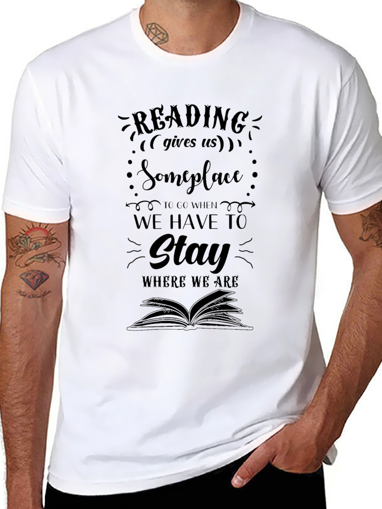 Reading Quote T-Shirt - Book Lover Apparel