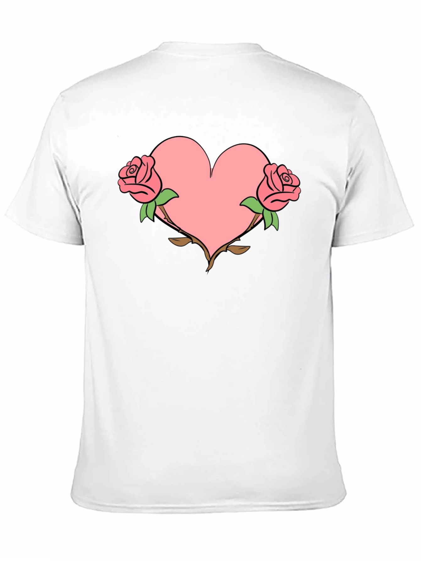 Heart & Roses Graphic T-Shirt