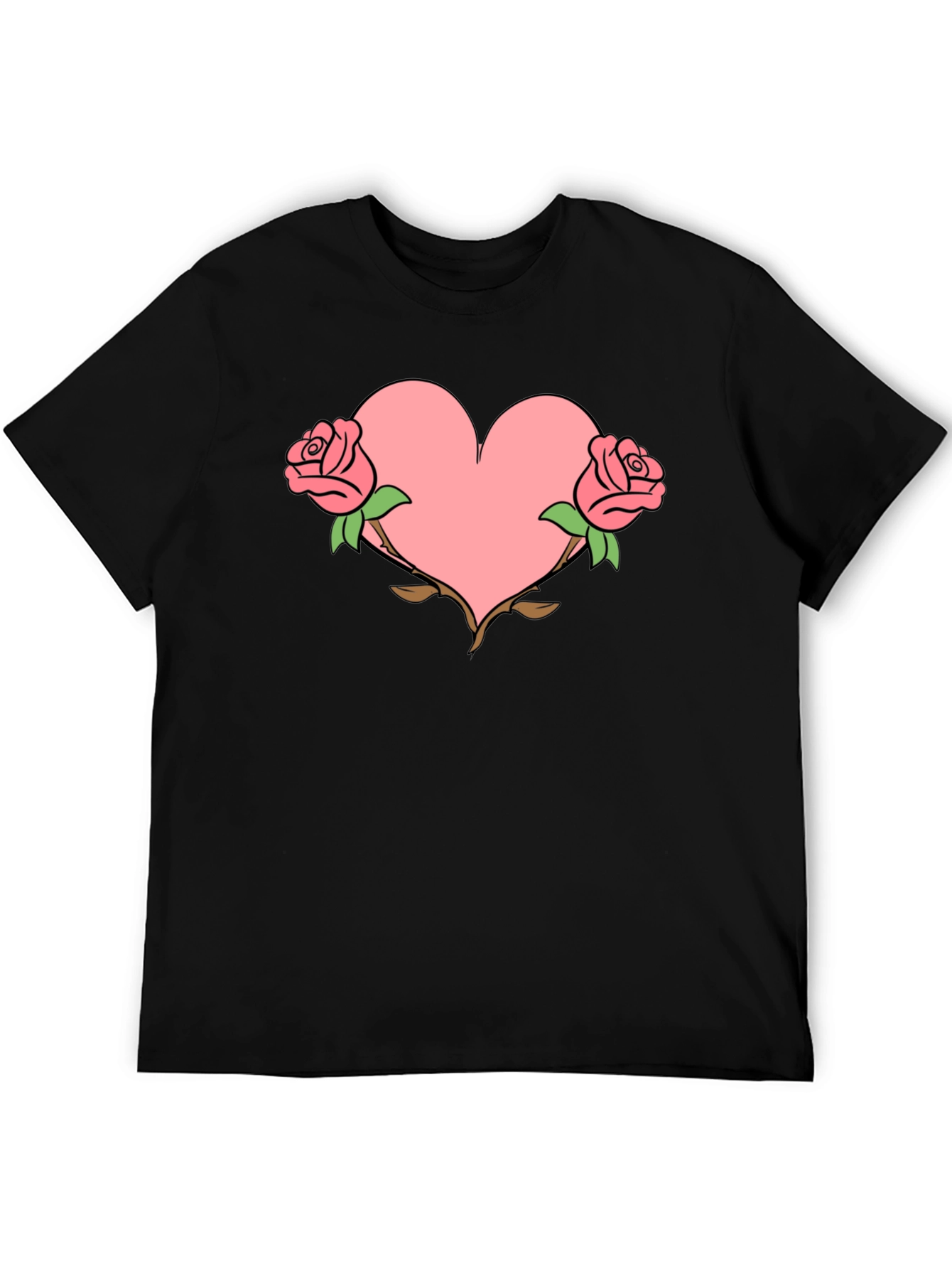 Heart & Roses Graphic T-Shirt