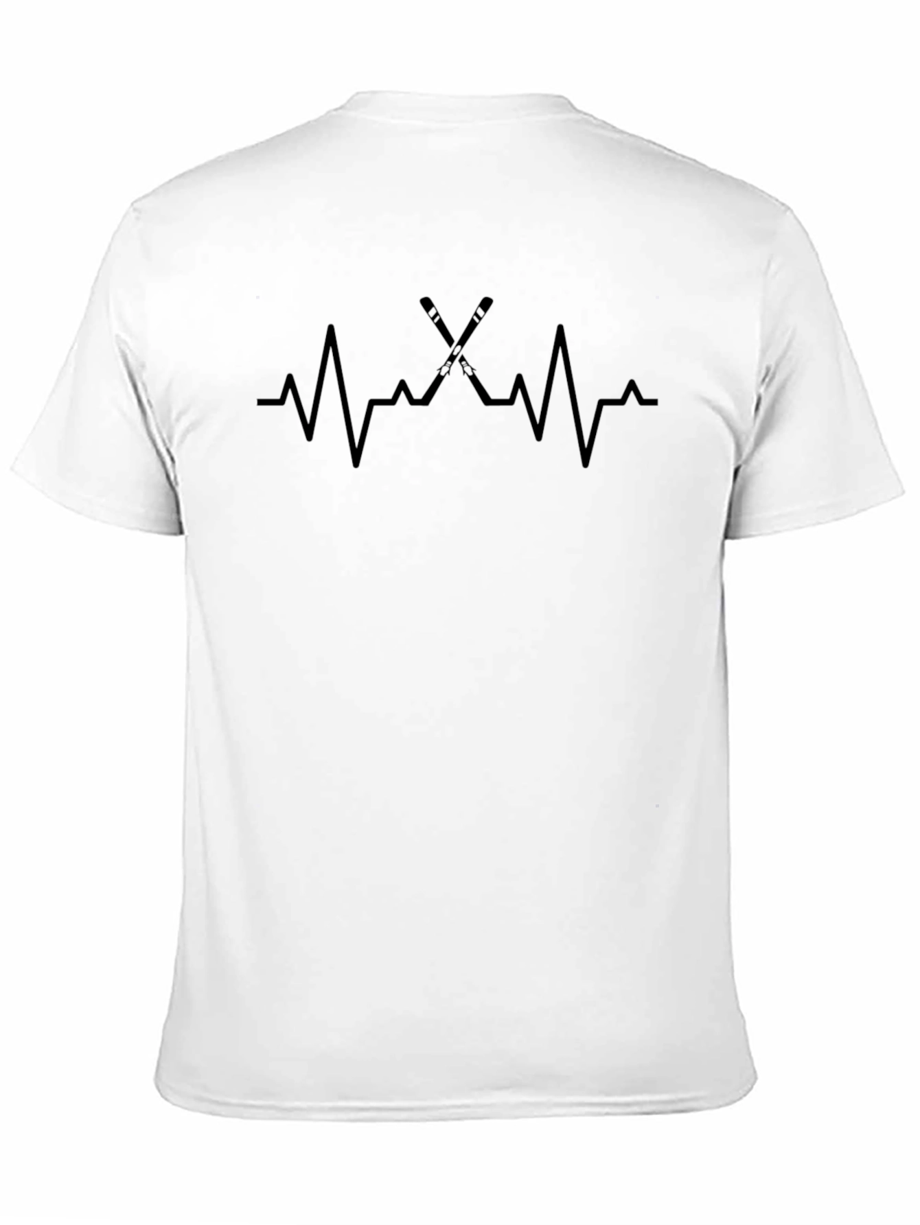 Hockey Heartbeat Black T-Shirt
