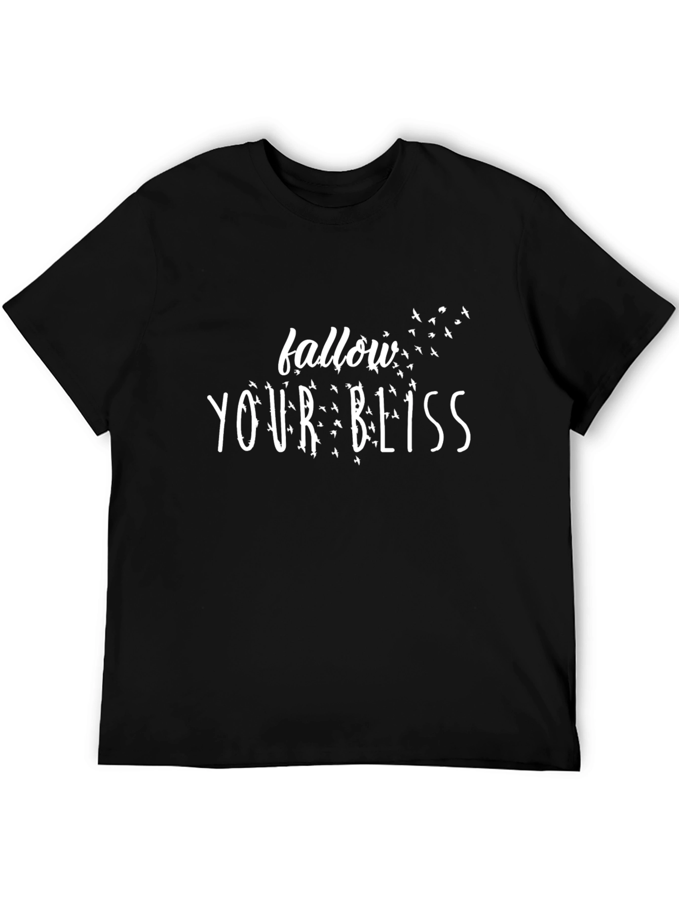 Follow Your Bliss Graphic Tee - Unisex Black T-Shirt