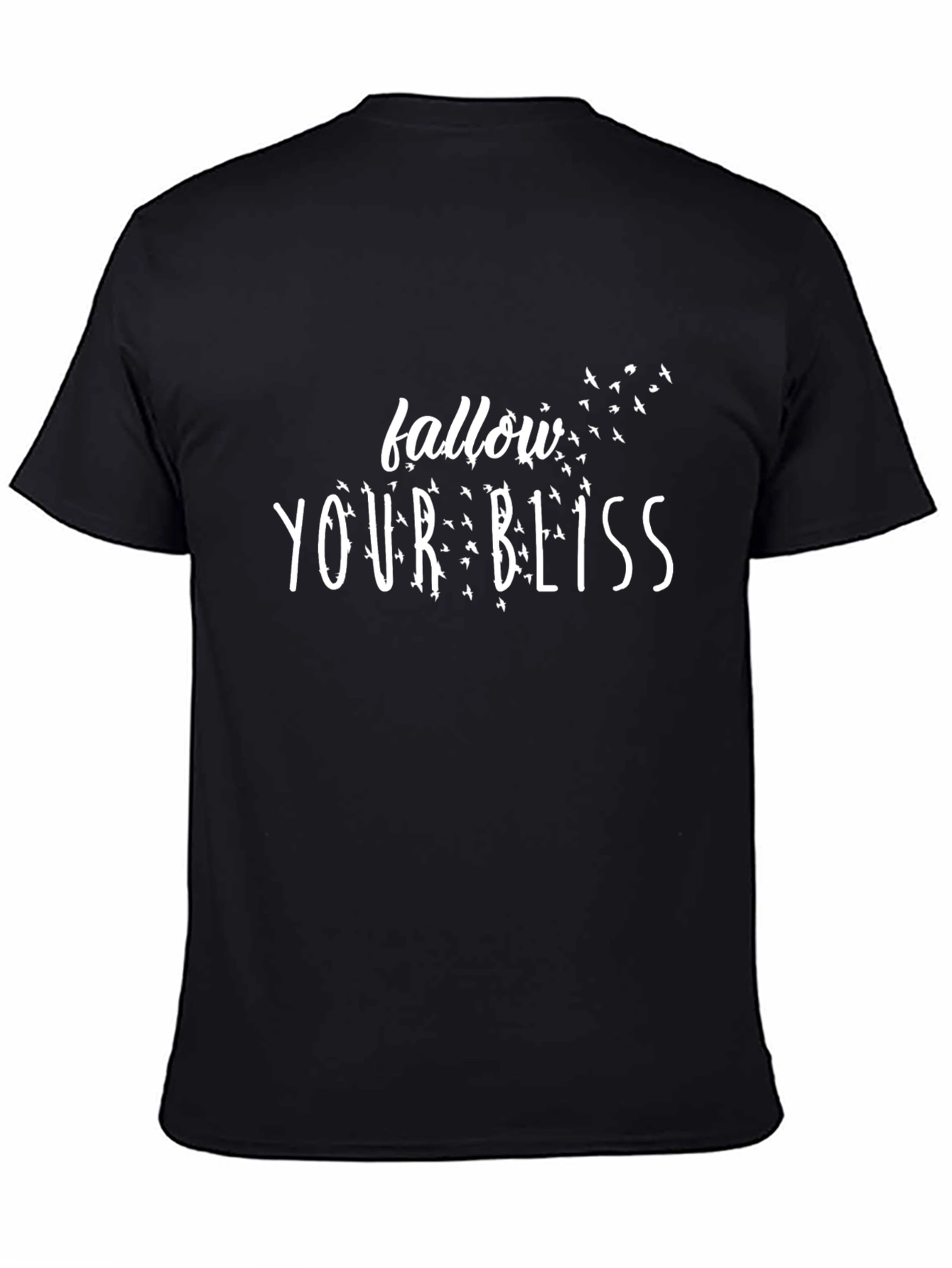 Follow Your Bliss Graphic Tee - Unisex Black T-Shirt