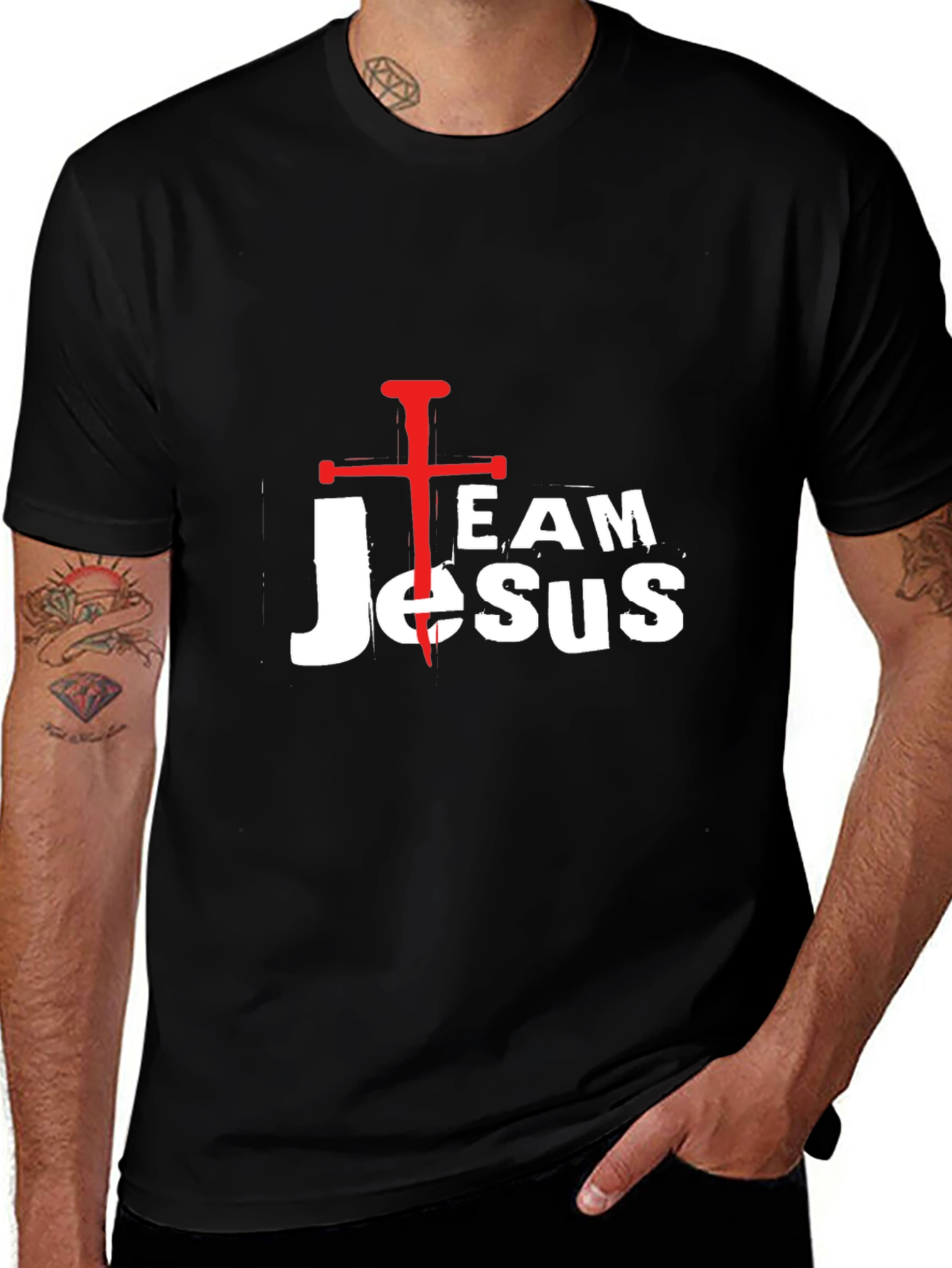 Team Jesus Graphic T-Shirt Christian Apparel