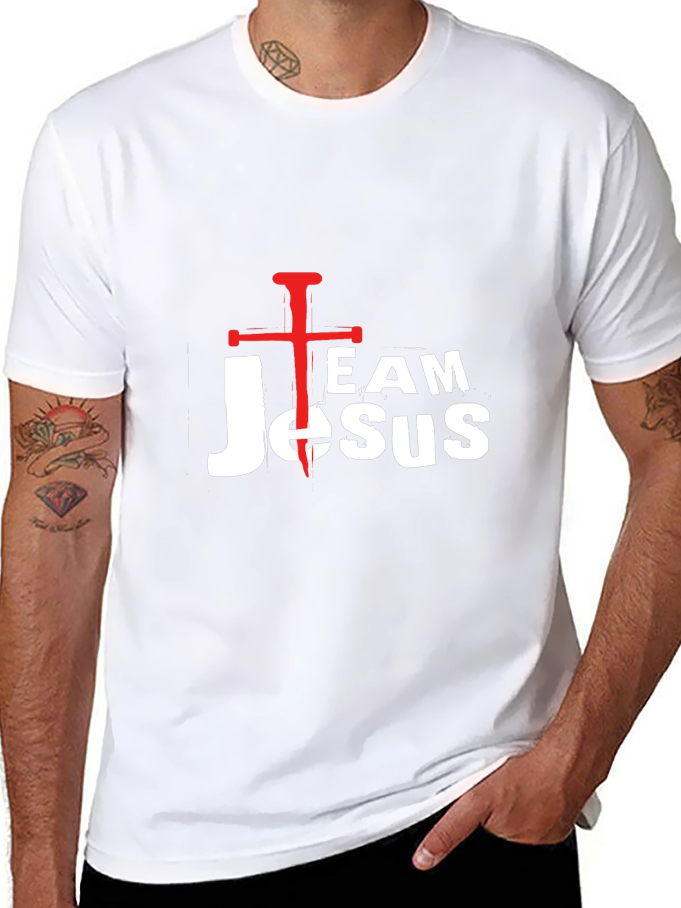 Team Jesus Graphic T-Shirt Christian Apparel