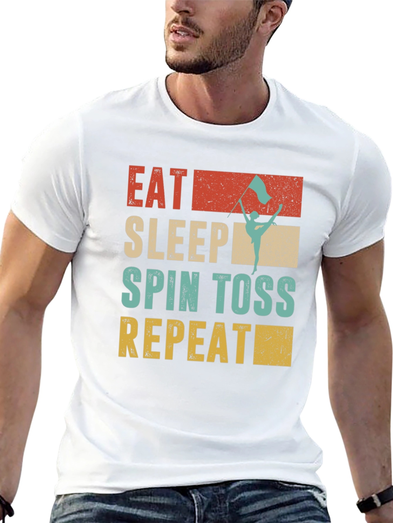 Eat Sleep Spin Toss Repeat T-Shirt