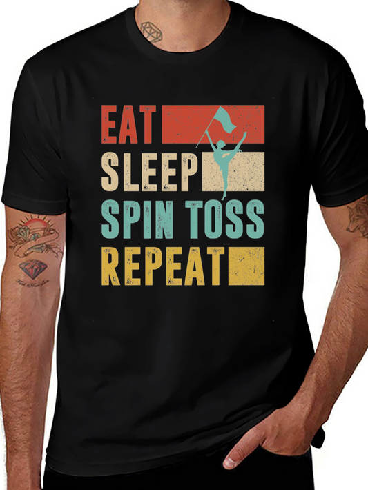 Eat Sleep Spin Toss Repeat T-Shirt