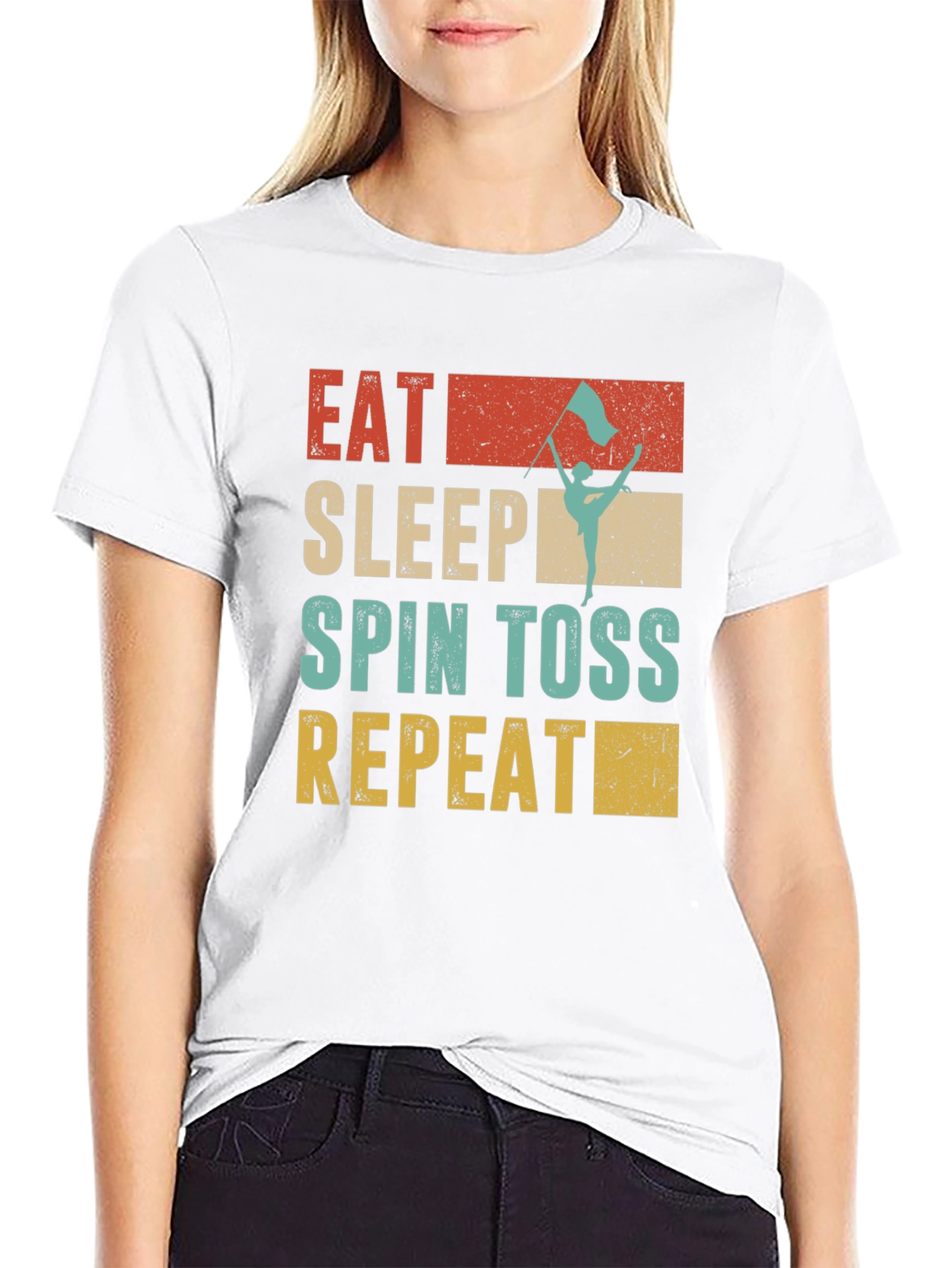 Eat Sleep Spin Toss Repeat T-Shirt
