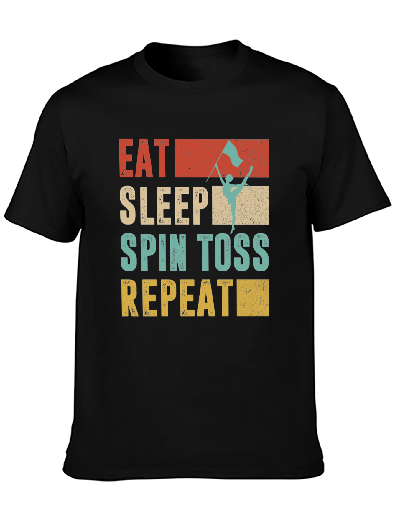 Eat Sleep Spin Toss Repeat T-Shirt