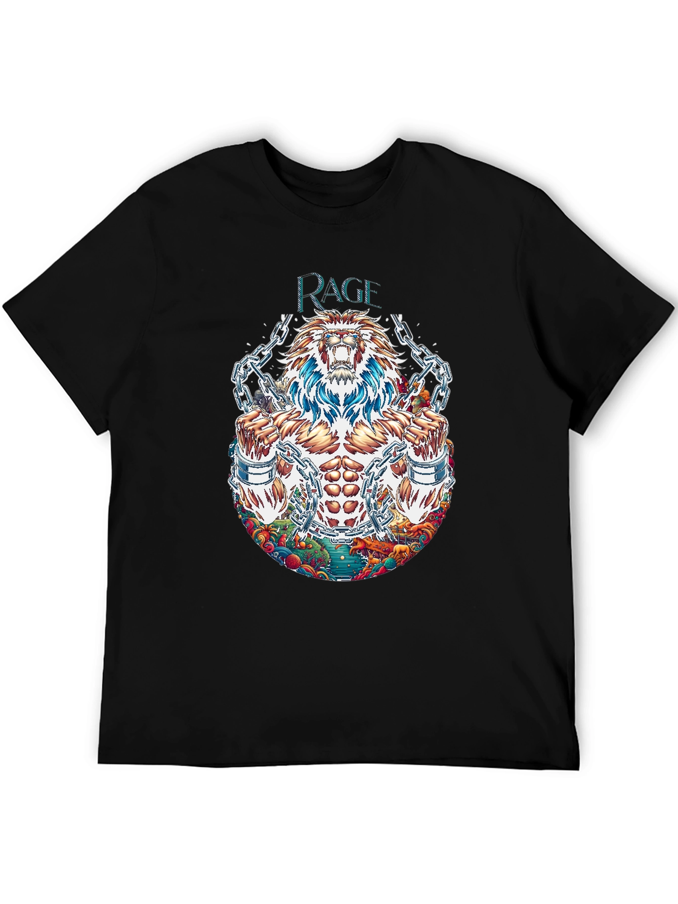 Rage Unleashed Graphic Tee - Black