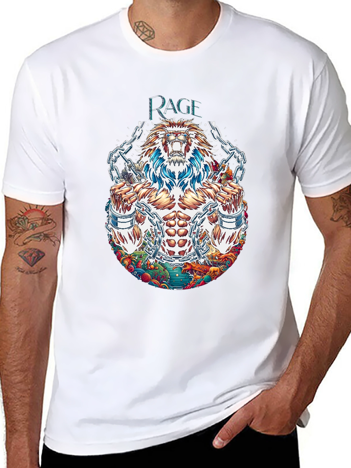 Rage Unleashed Graphic Tee - Black