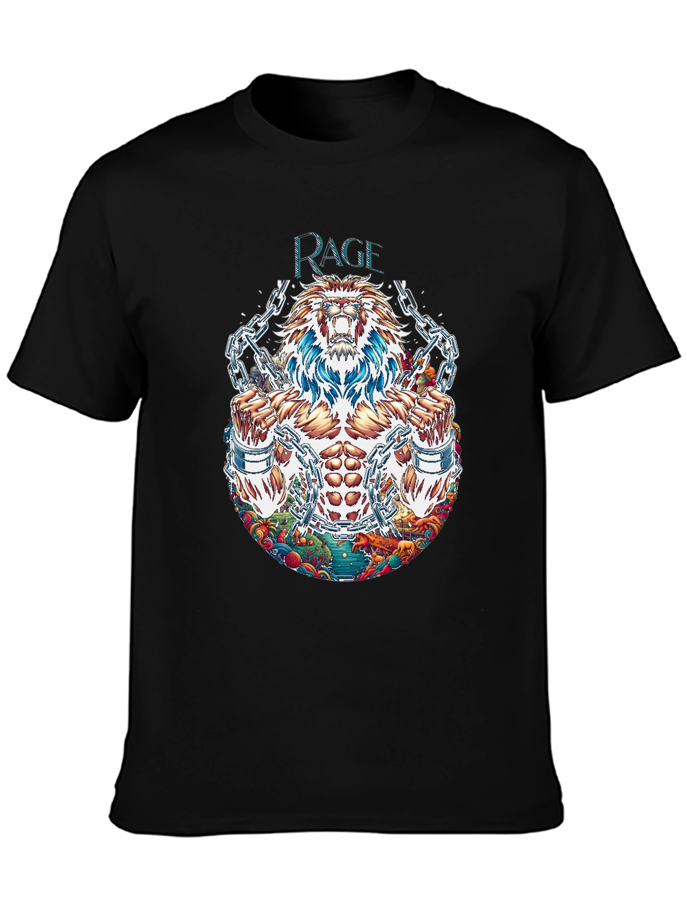 Rage Unleashed Graphic Tee - Black