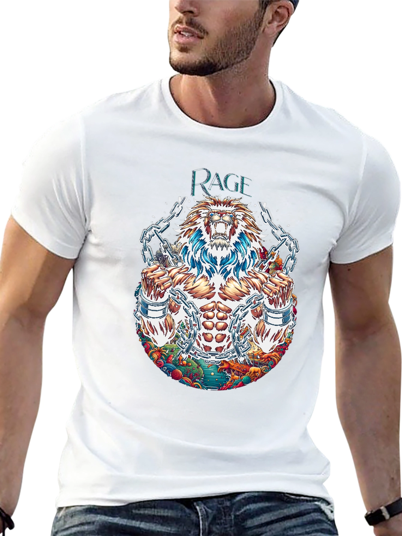 Rage Unleashed Graphic Tee - Black