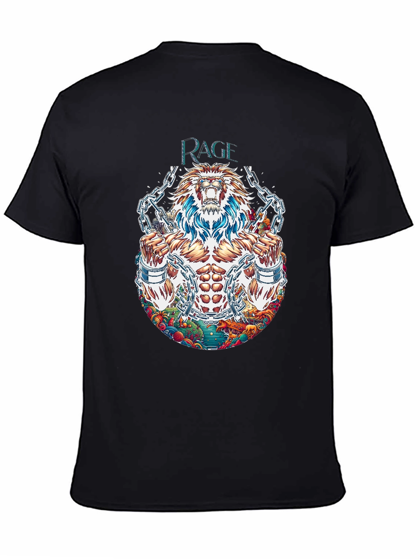 Rage Unleashed Graphic Tee - Black