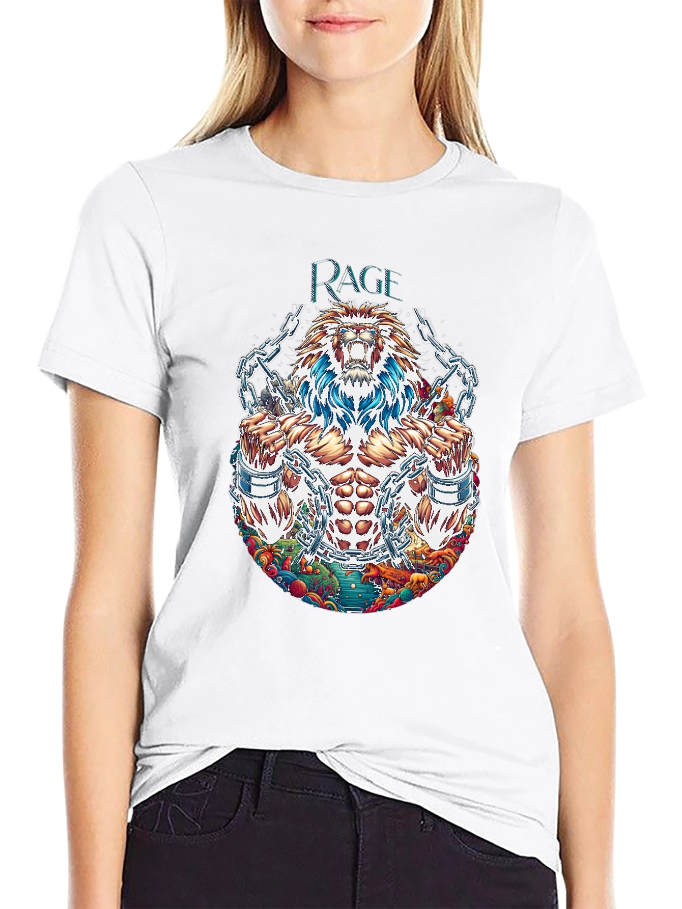 Rage Unleashed Graphic Tee - Black