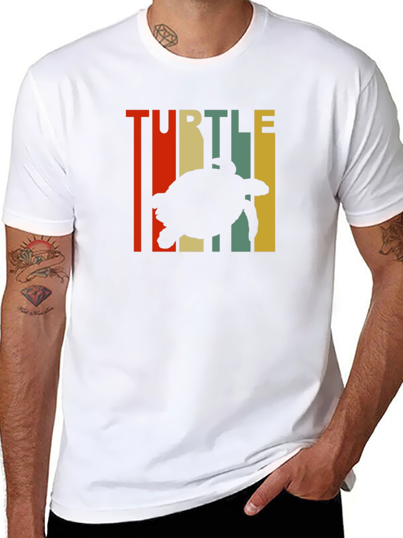 Retro Turtle Silhouette T-Shirt