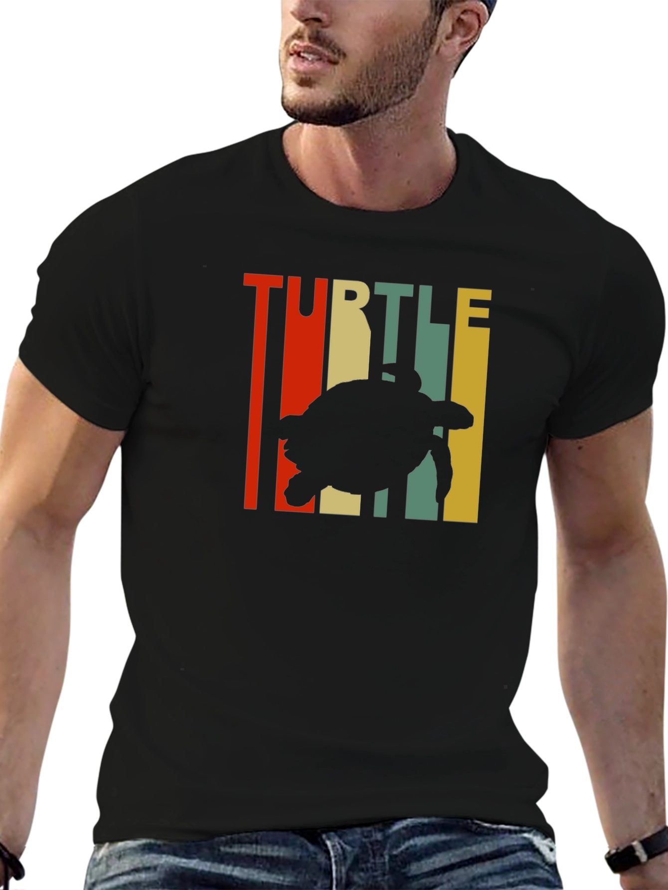 Retro Turtle Silhouette T-Shirt