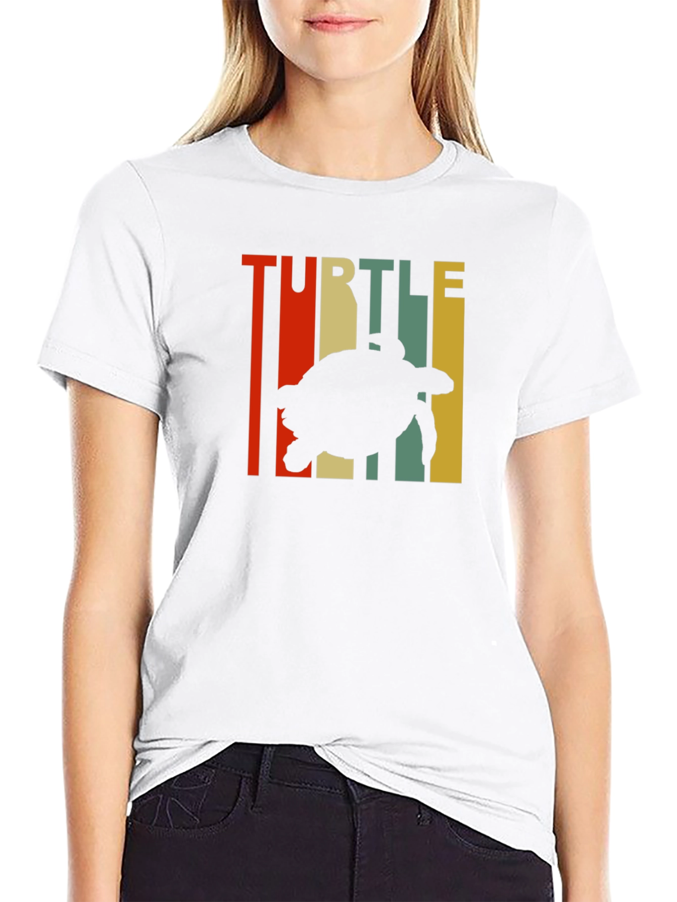 Retro Turtle Silhouette T-Shirt