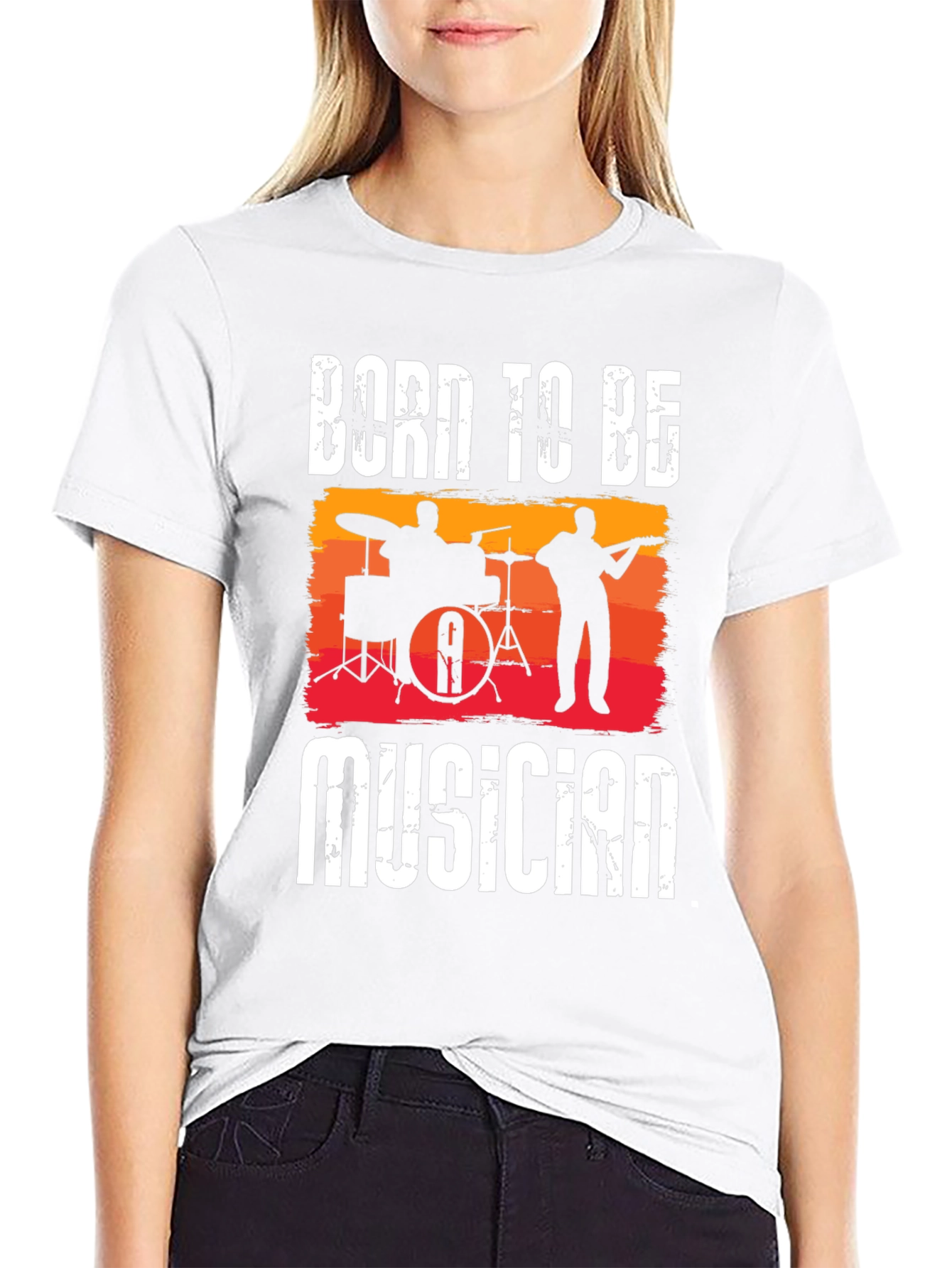 Born To Be Musician Graphic T-Shirt