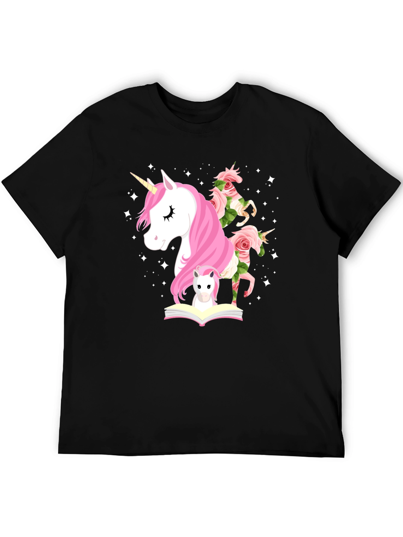 Unicorns and Roses Graphic Tee