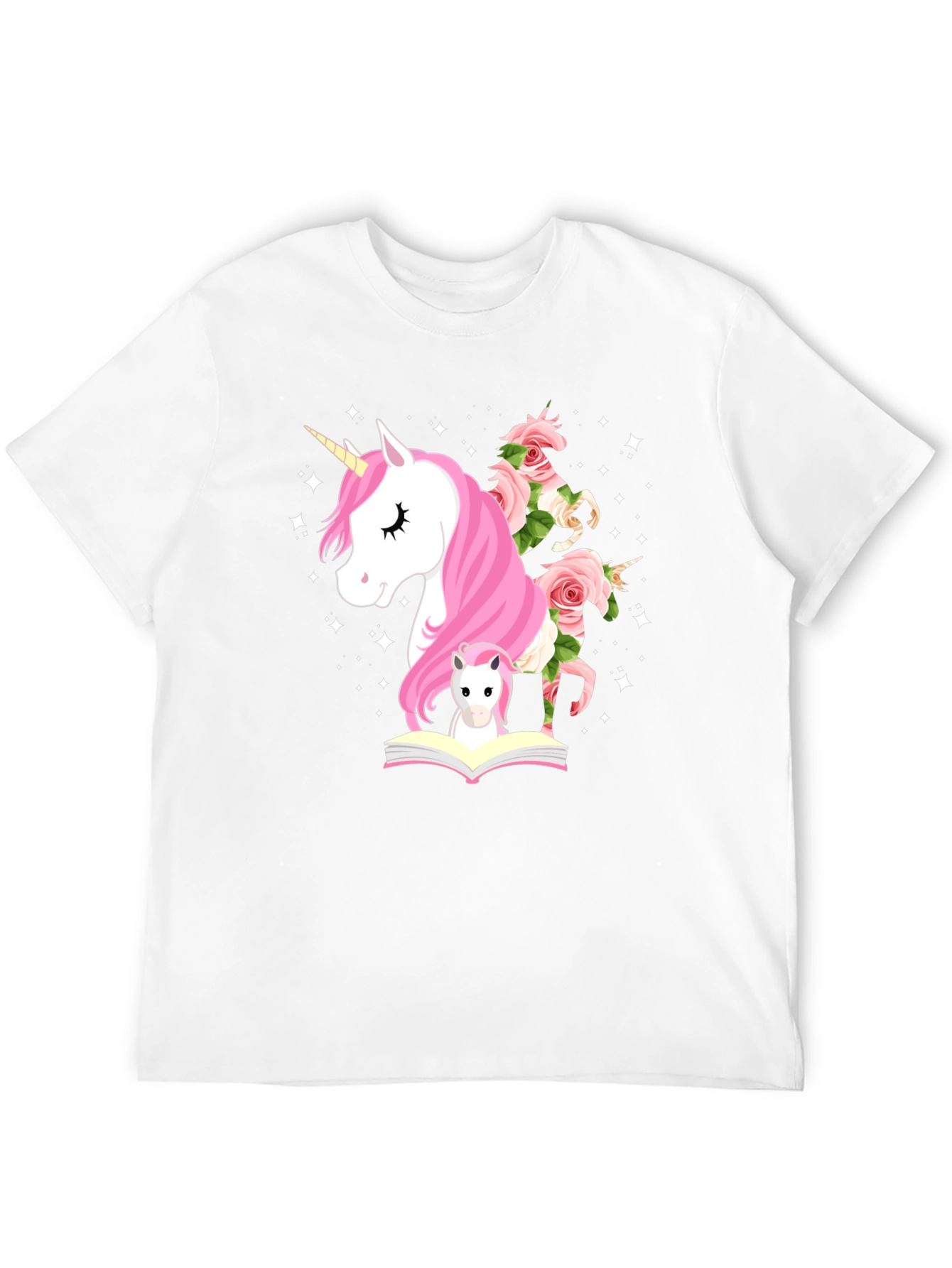 Unicorns and Roses Graphic Tee