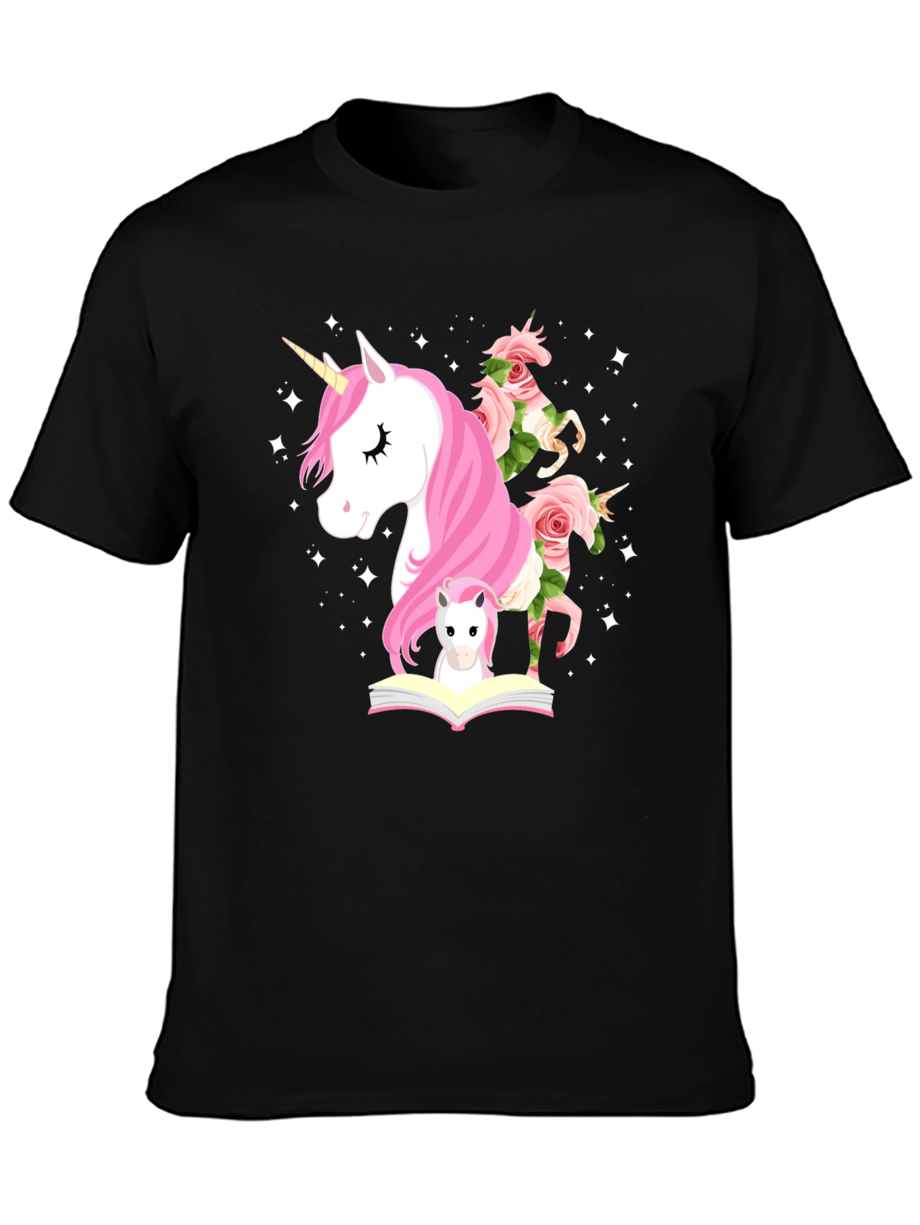 Unicorns and Roses Graphic Tee