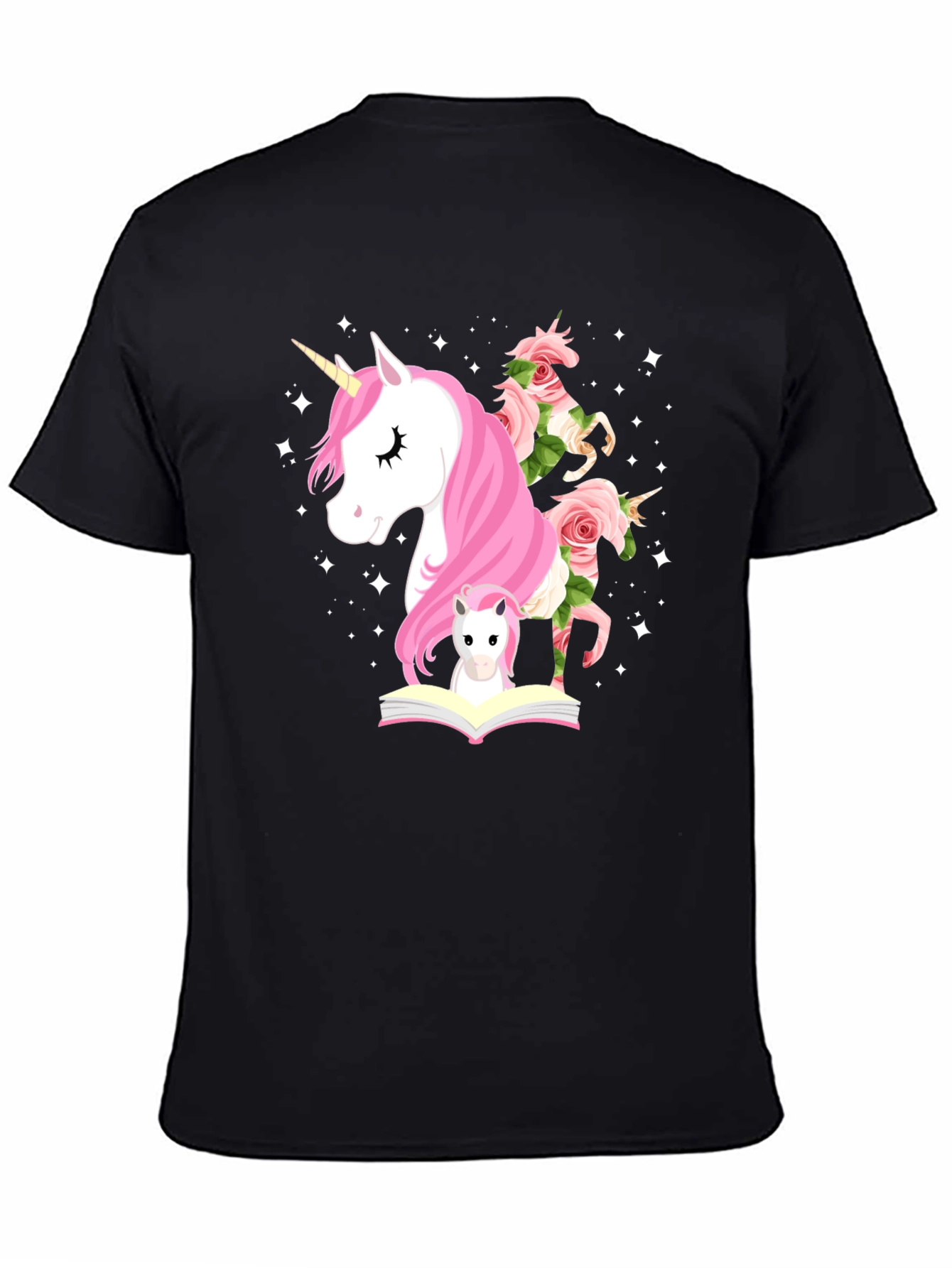 Unicorns and Roses Graphic Tee