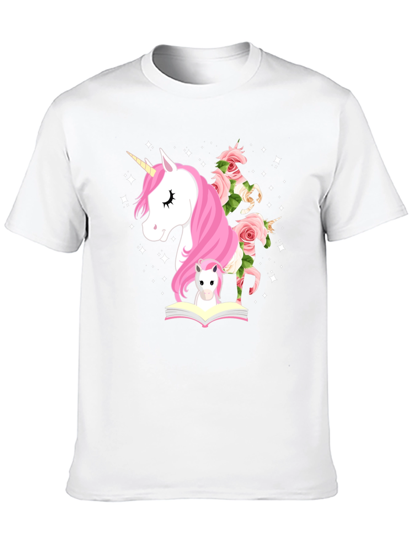 Unicorns and Roses Graphic Tee