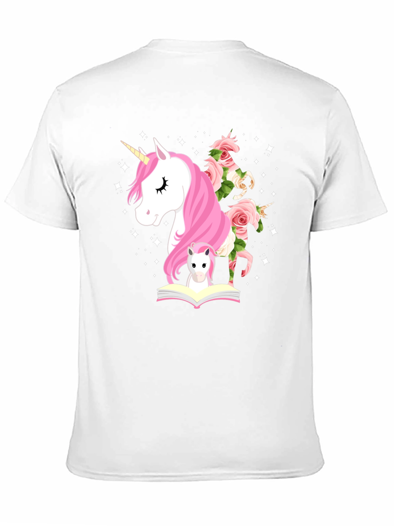 Unicorns and Roses Graphic Tee